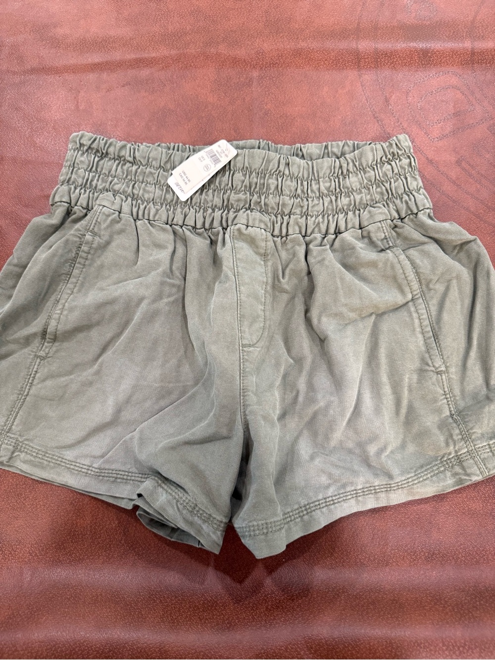 aerie Olive High-Rise shorts